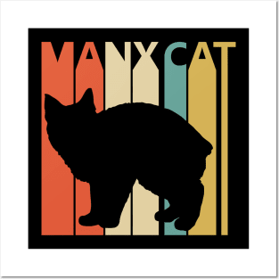 Vintage Manx Cat Cat Posters and Art